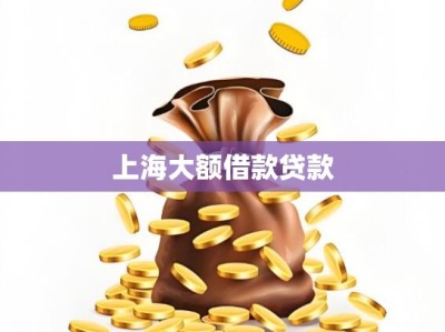 上海大额借款贷款